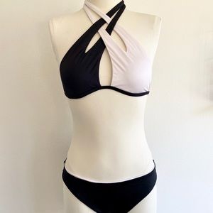 Victoria’s Secret Color Block Strappy Bikini Set